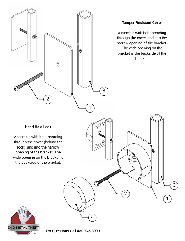 Hand Hole Cover Lock 3-1/2X5-1/2 Obround - Patent Pending
