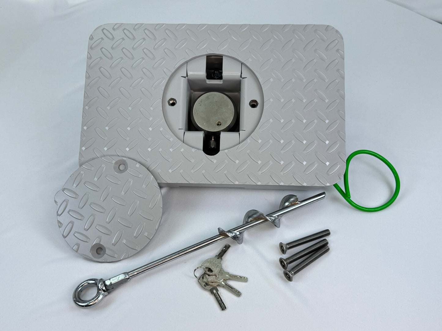In Ground J-Box Locking Cover - IGL10-1/2X12-5/8RHD - Patent Pending