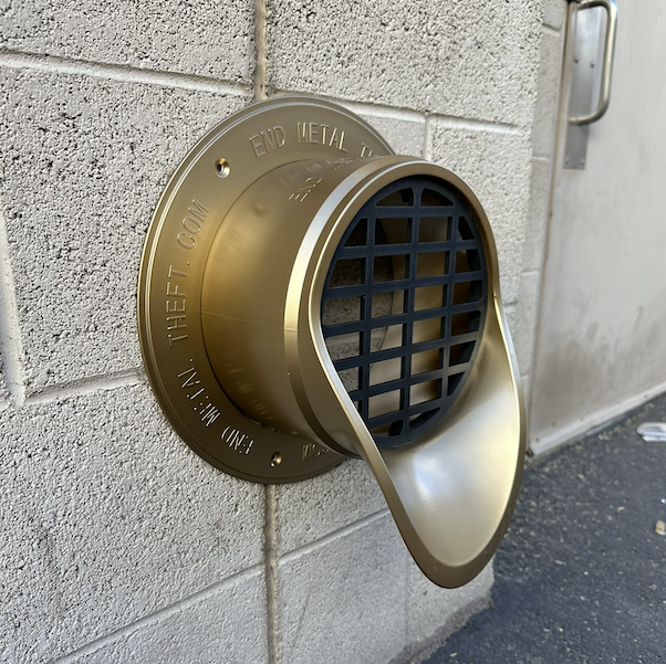 Bird Screen for Downspout Nozzle - 2", 3", 4", 6", 8"