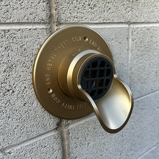 Bird Screen for Downspout Nozzle - 2", 3", 4", 6", 8"