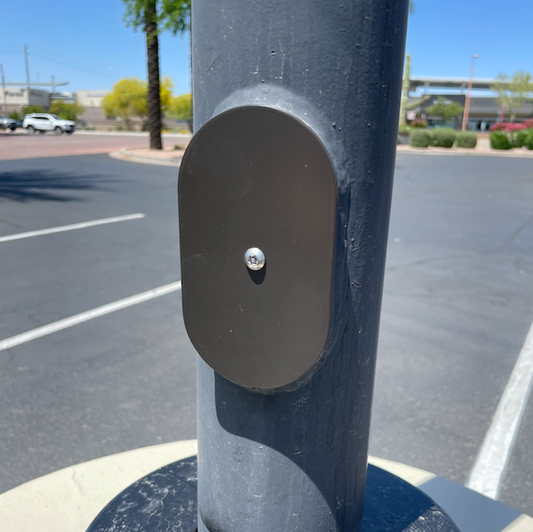 Tamper Resistant Hand Hole Cover - Oval (3-1/8x5-1/2)