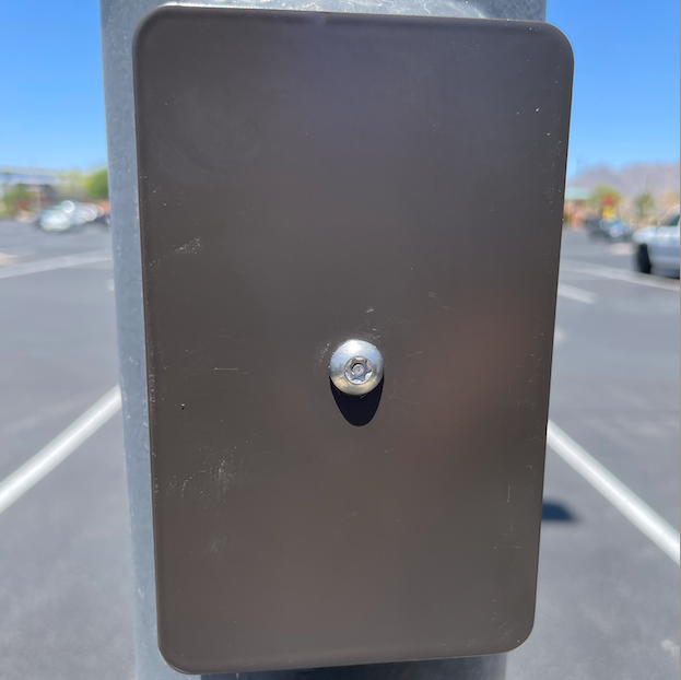 Tamper Resistant Hand Hole Cover - Rectangle (3-1/8x5)